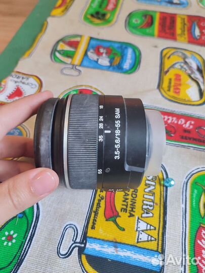 Объектив sony a 18-55 sam