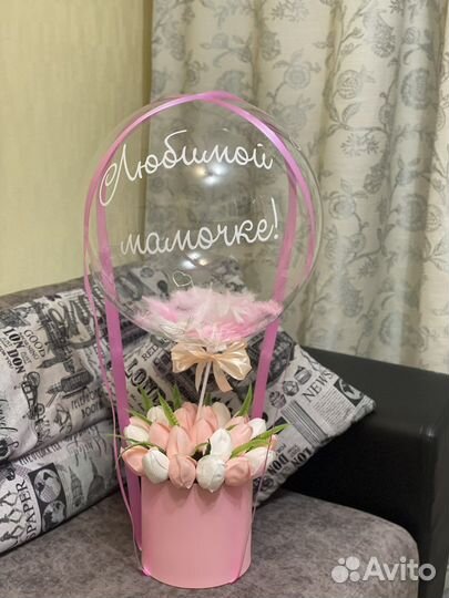 Букет из мыльных тюльпанов