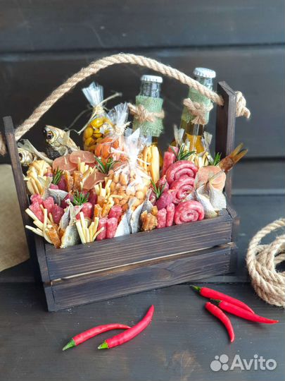 Мужские букеты съедобные