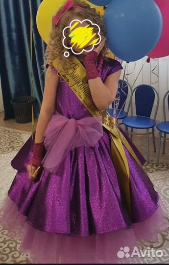 Нарядное платье для девочки б/у