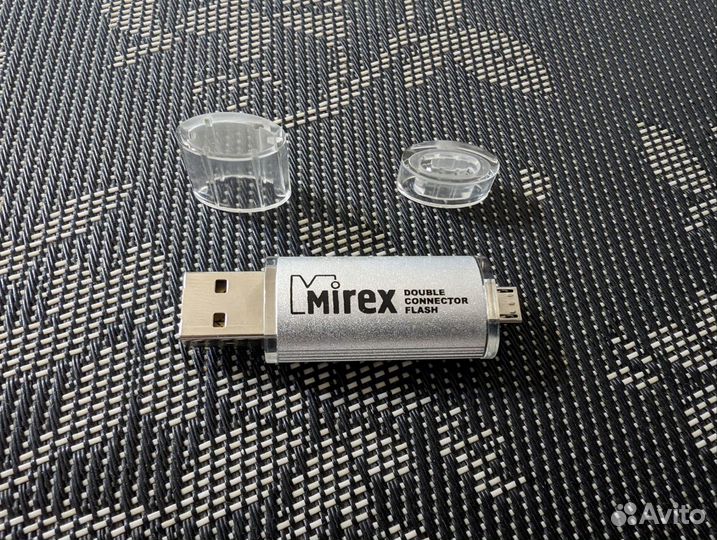 Картридер Mirex microSD 3 в 1 USB + microUSB