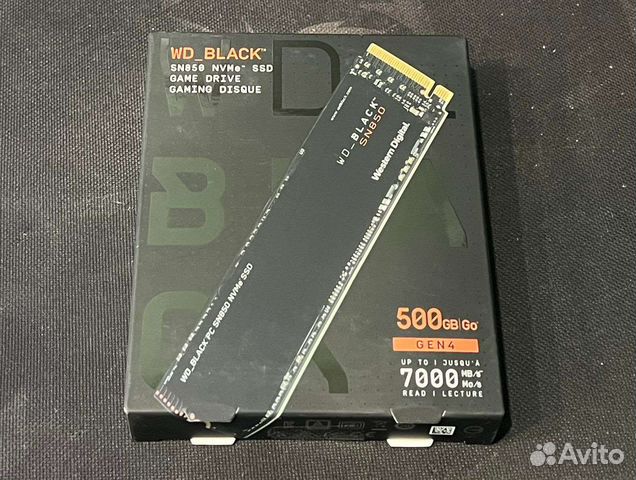 SSD WD Black SN850 500Gb