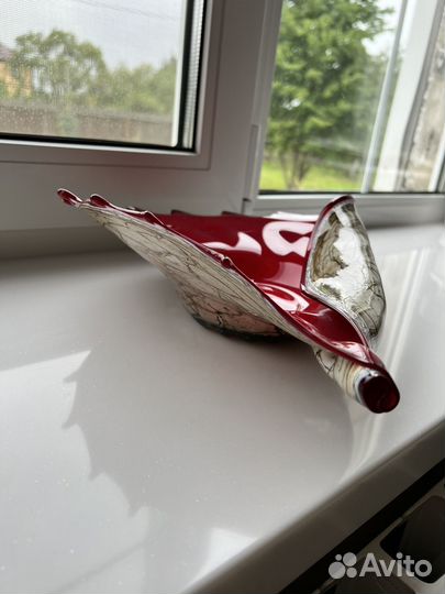 Ваза для фруктов богемия