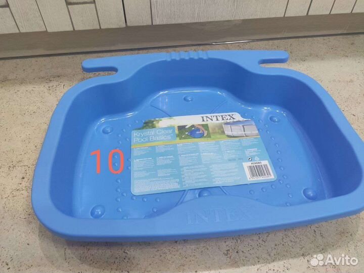 Сачок, щётка, химия, термометр, губки для бассейна