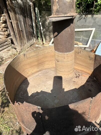 Печь с баком