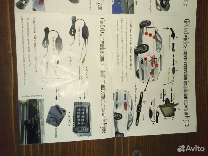 Радиопередатчик камеры заднего хода