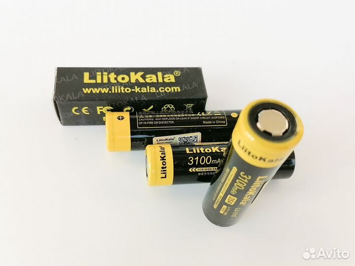 Аккумуляторы 18650 3100mAh LiitoKala Lii-31S Новые