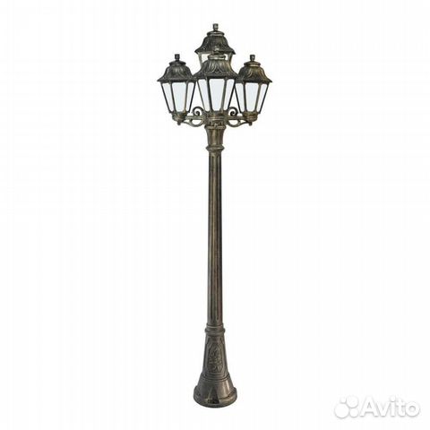Столб пластик уличный 4 лампы