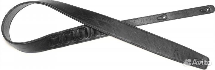 Гитарный кожаный ремень, черный Stagg spfl 30 BLK