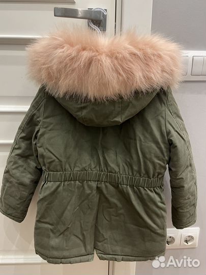 Парка двусторонняя для девочки 6-7 лет