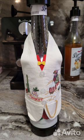 Фартук на бутылку Испания мешочек Прованс