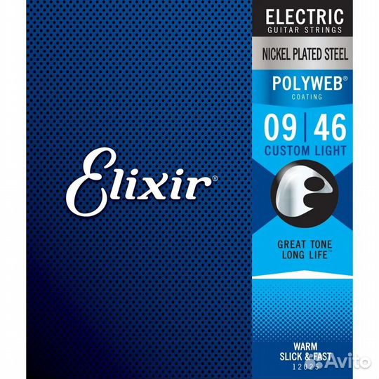 Струны Elixir 12025 Polyweb Custom Light 09-46