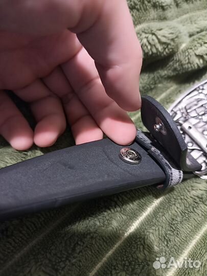 Ремень американский с большой бляшекой