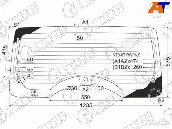 Стекло заднее mitsubishi pajero