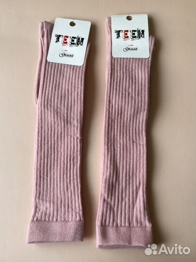 Гольфы детские подростковые в рубчик 20 22