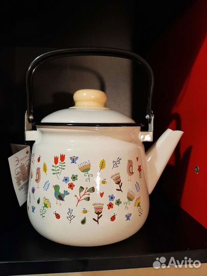 Чайник для плиты, новый, 2.5 литра