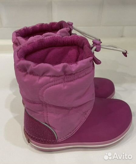 Сапоги crocs с 10 для девочки