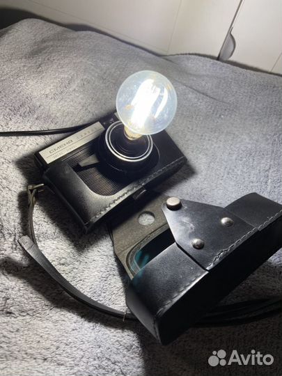 Светильник из фотоаппарата в стиле лофт