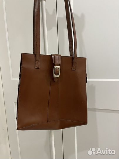 Сумка натуральная кожа италия лак