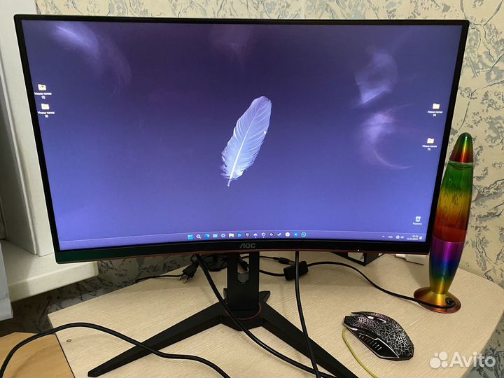 Игровой монитор AOC Gaming (черно/красный)