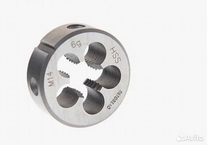 Плашка М14*2,0мм D-38мм HSS4341 40889