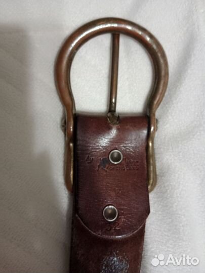 Ремень кожаный женский широкий