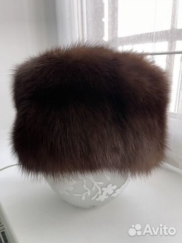 Шапка соболь женская