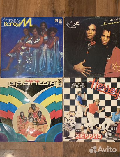 Пластинки с зарубежной эстрадой