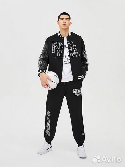 Бомбер Jack & Jones NBA XL шерсть