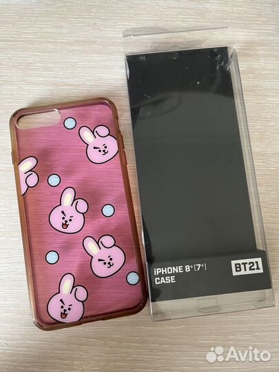 Оригинальный чехол на айфон 8+(7+) BT21 Куки