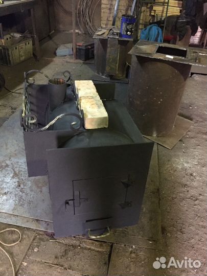 Печь из трубы