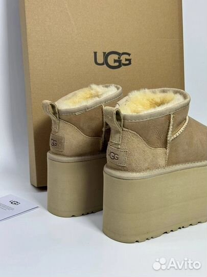 Ugg женские на платформе зима