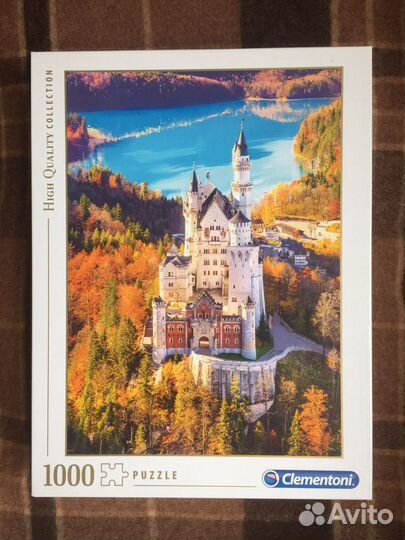 Пазлы 1000 Clementoni Замок Нойшванштайн