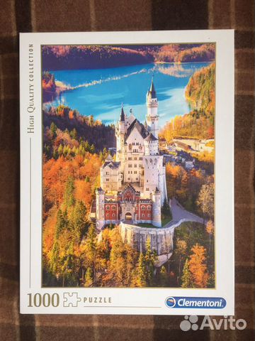 Пазлы 1000 Clementoni Замок Нойшванштайн