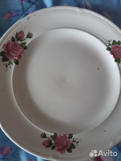 Тарелки большие фарфор