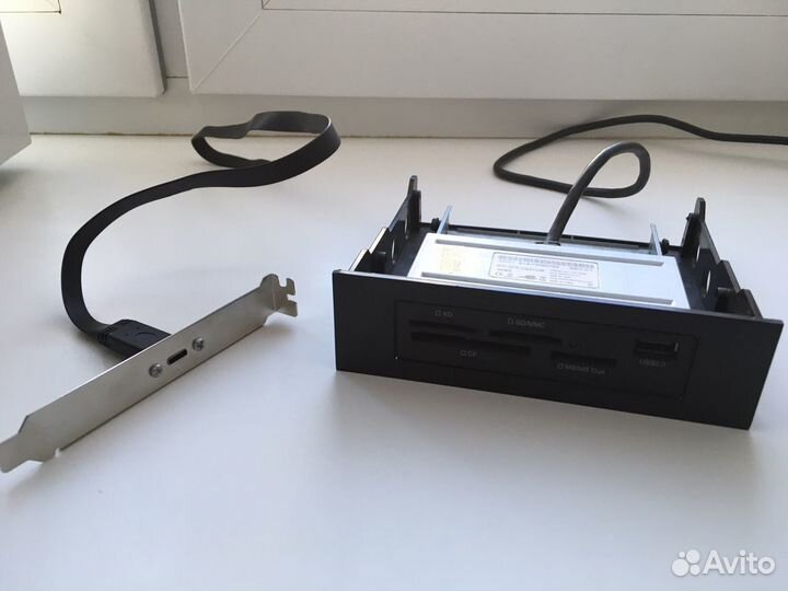 Картридер 3.5 с переходником на 5.25