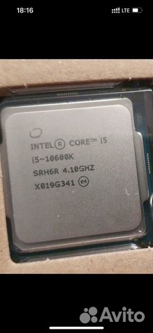 Процессор intel core i5 10600k объявление продам