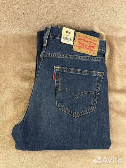 Мужские джинсы Levis 511 slim stretch 34x36