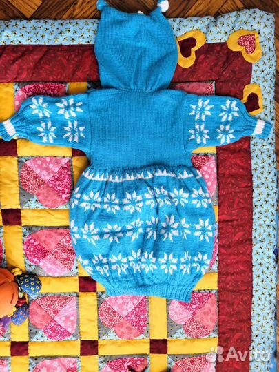 Вязаный конверт, ручной работы от 0 до 3 мес