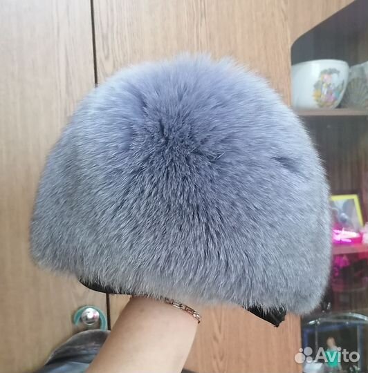Шапка из песца женская
