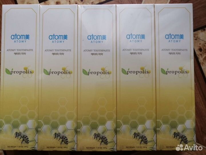 Зубная паста, щётка атоми