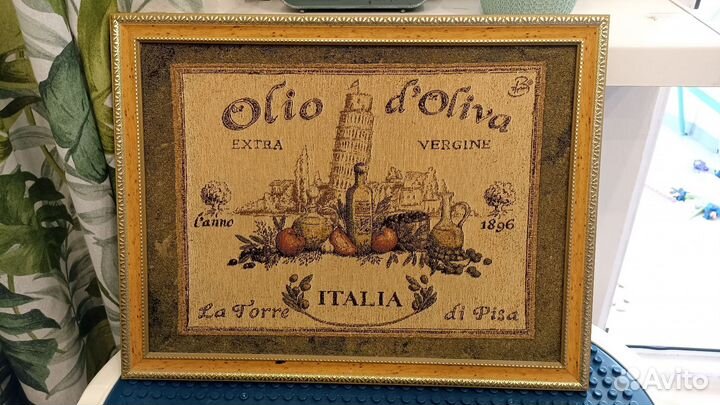 Картина в раме гобелен 