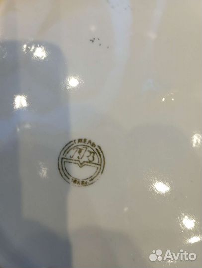 Гжель блюдо пасхальное