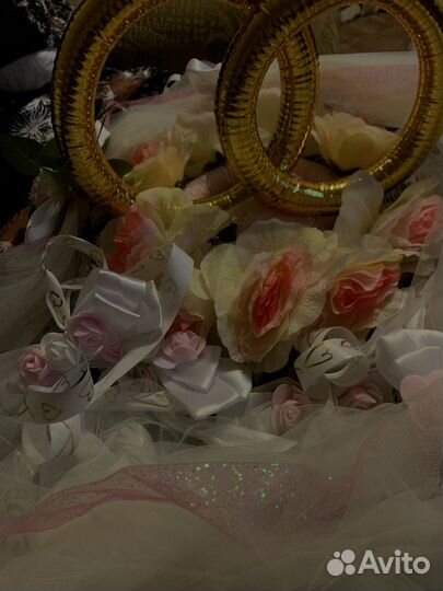 Свадебные украшения на машину продам