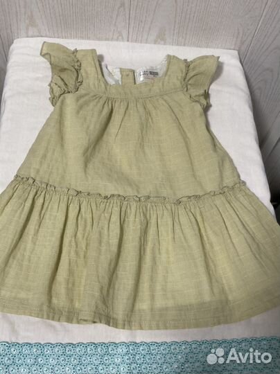 Платье летнее для девочки в стиле кантри zara 86