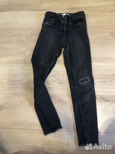 Джинсы skinny zara для девочки 152