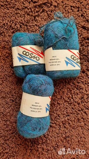 Пряжа для вязания мохер