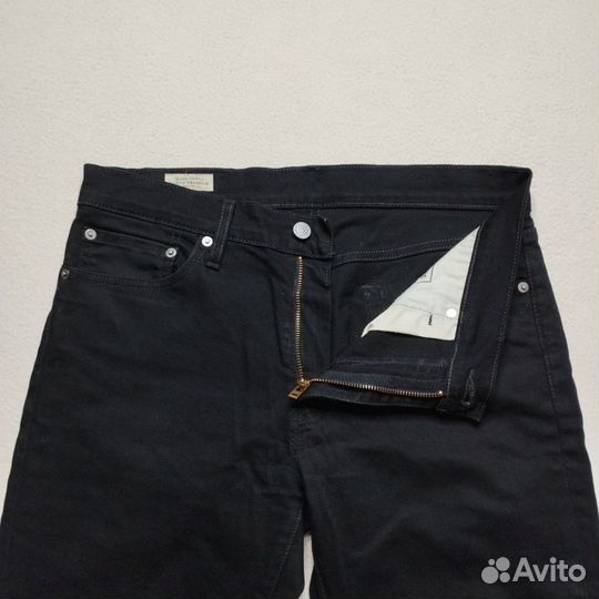 Levis 511 чёрные джинсы W32 L32