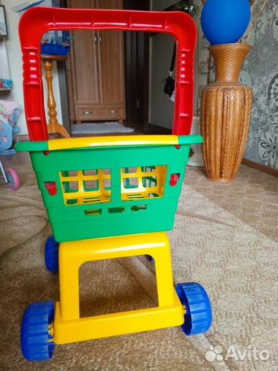 Тележка магазинная детская