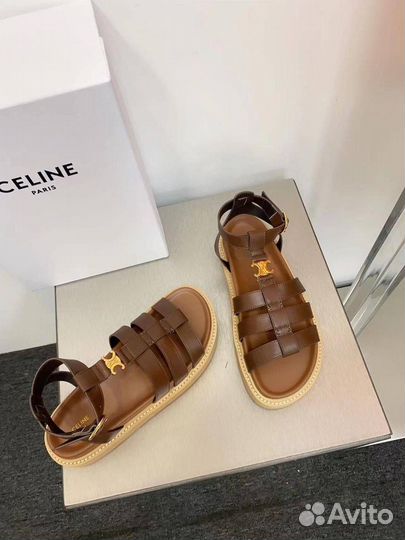 Сандалии женские Celine натуральная кожа